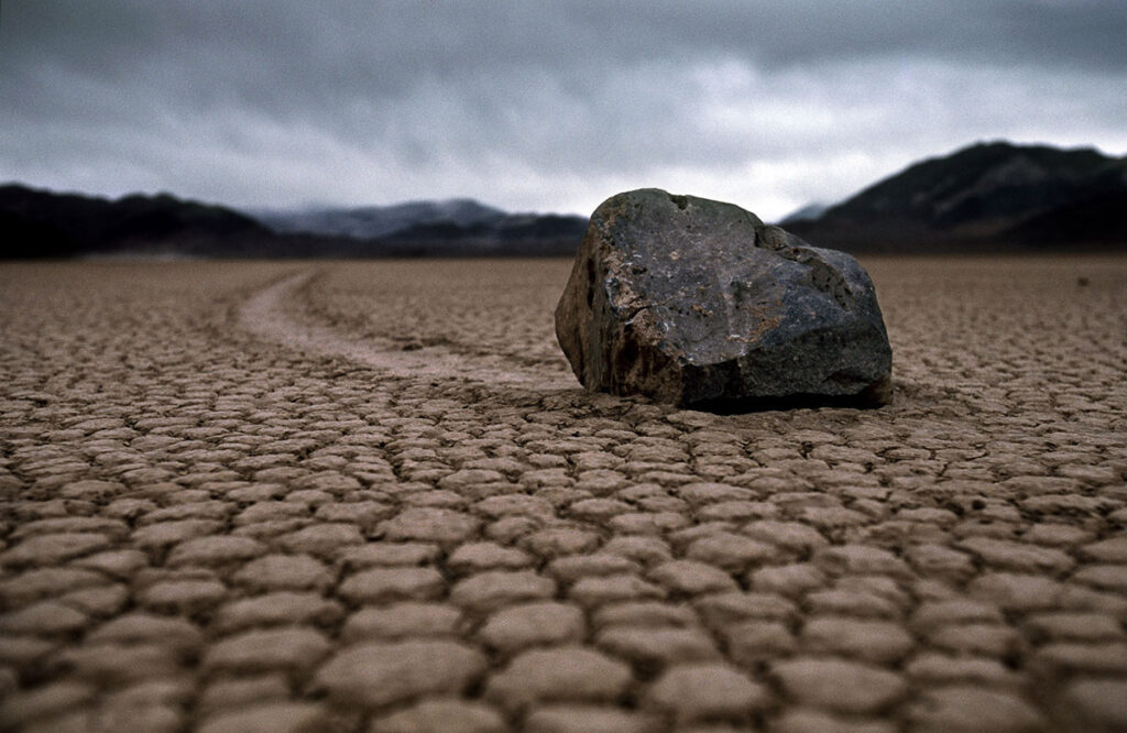 Moving Rocks at The Racetrack, Death Valley